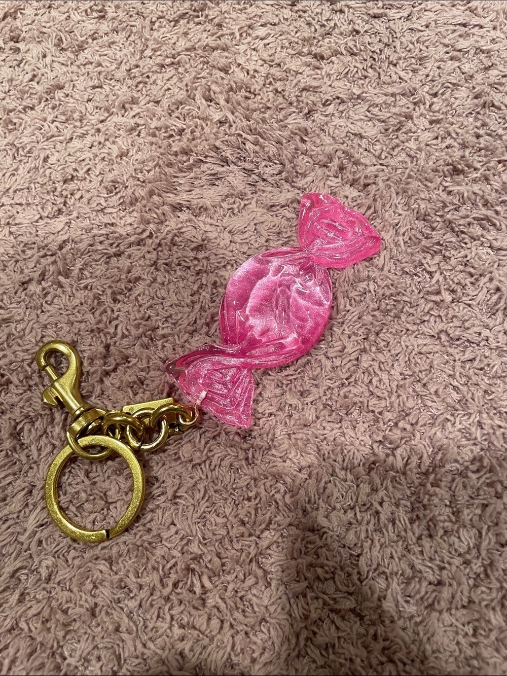 Candy bag charm/key holder. NWOT